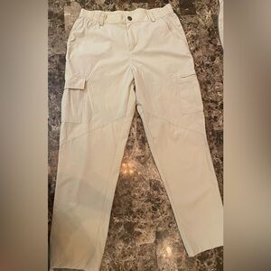 Men's Beige Cargo Pants